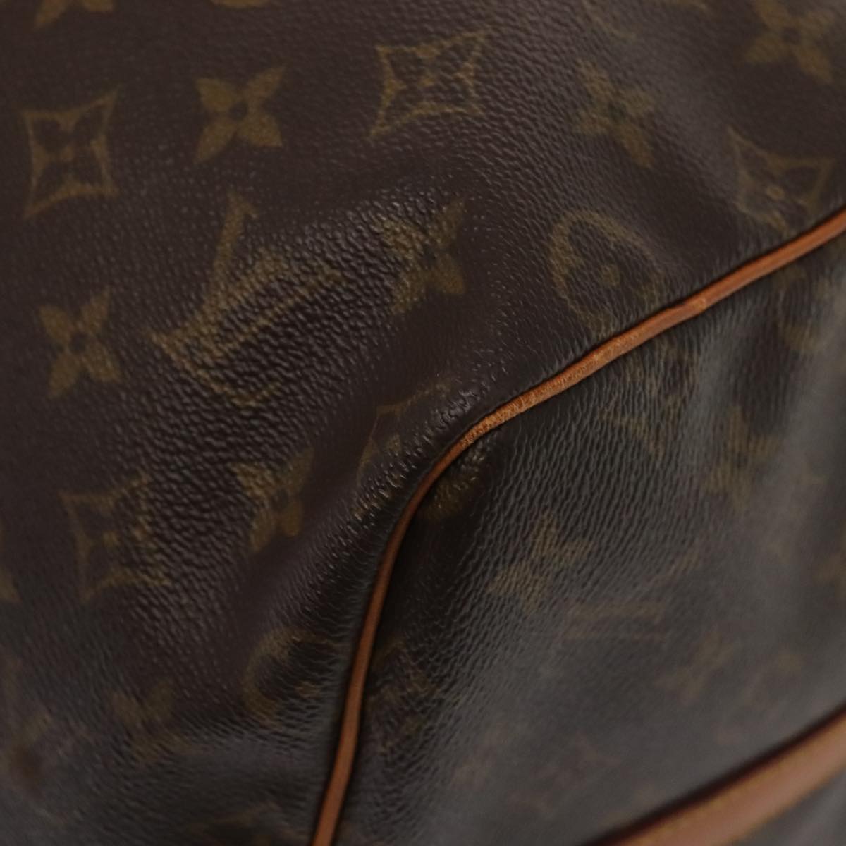 LOUIS VUITTON Monogram Keepall Bandouliere 55 Boston Bag M41414 LV Auth 88923