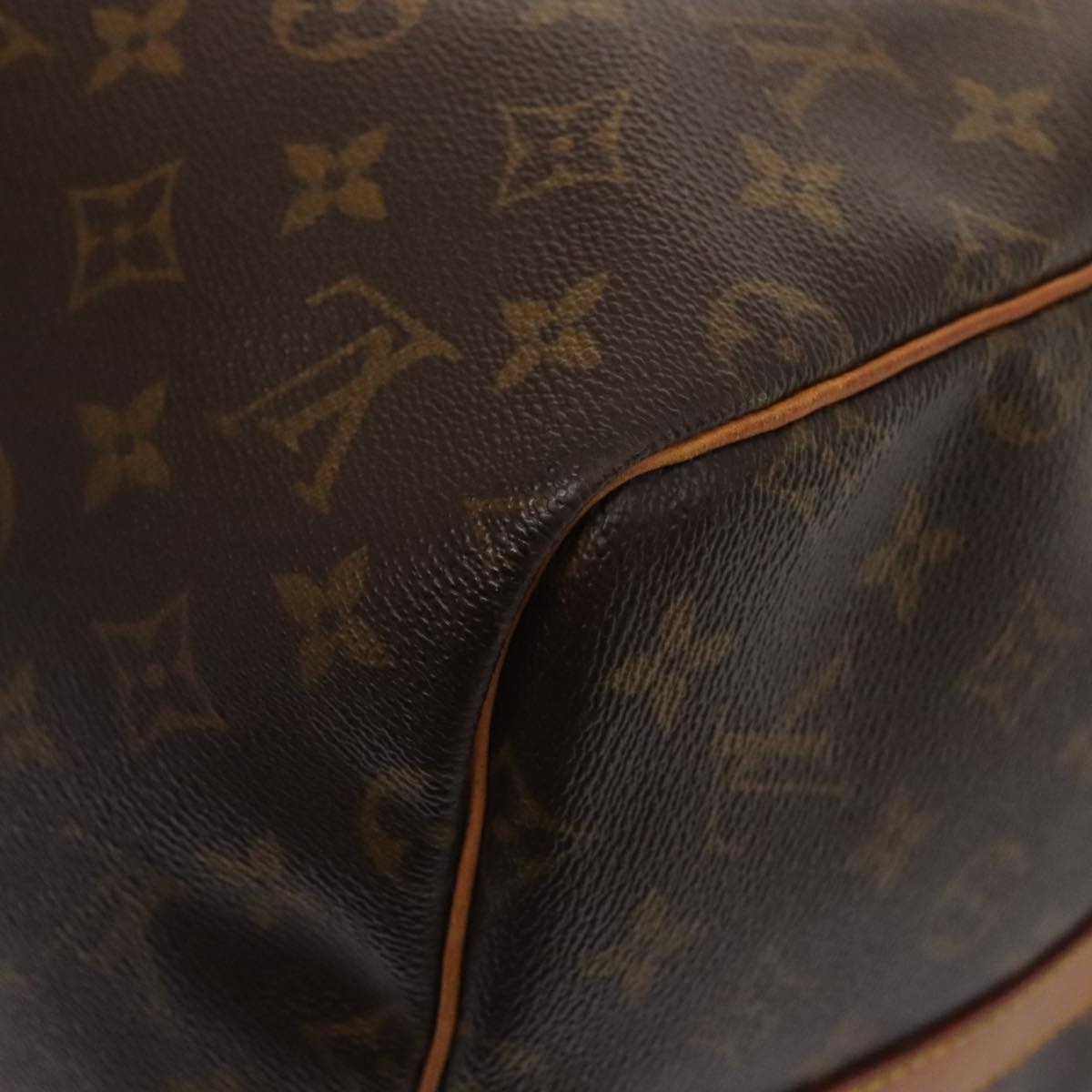 LOUIS VUITTON Monogram Keepall Bandouliere 55 Boston Bag M41414 LV Auth 88923