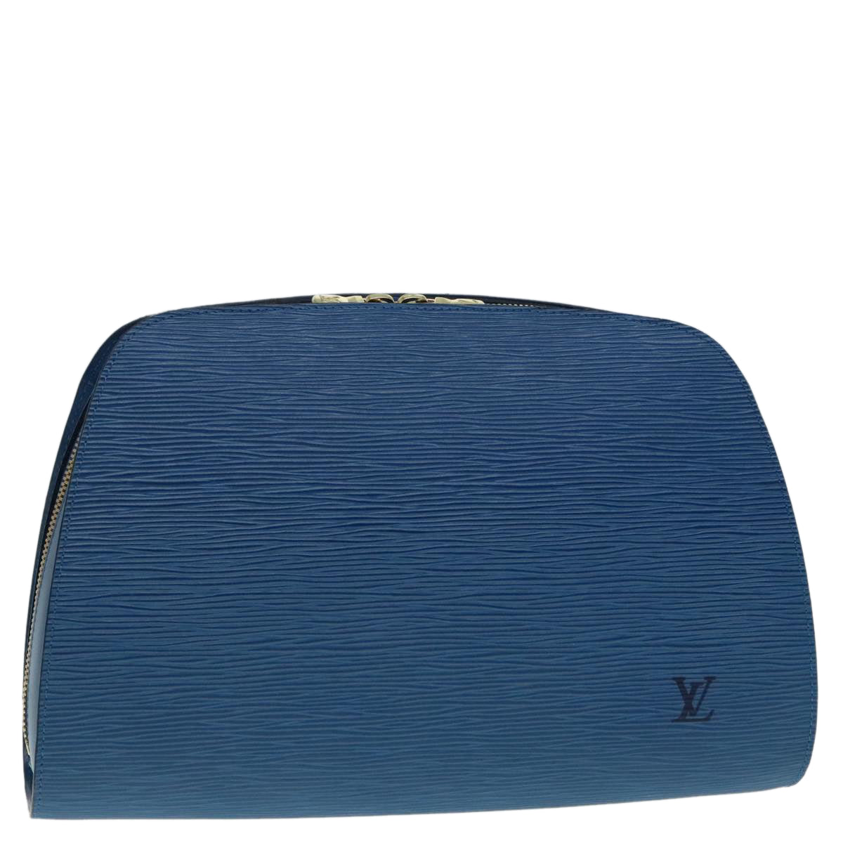 LOUIS VUITTON Epi Dauphine GM Pouch Blue M48435 LV Auth 88933