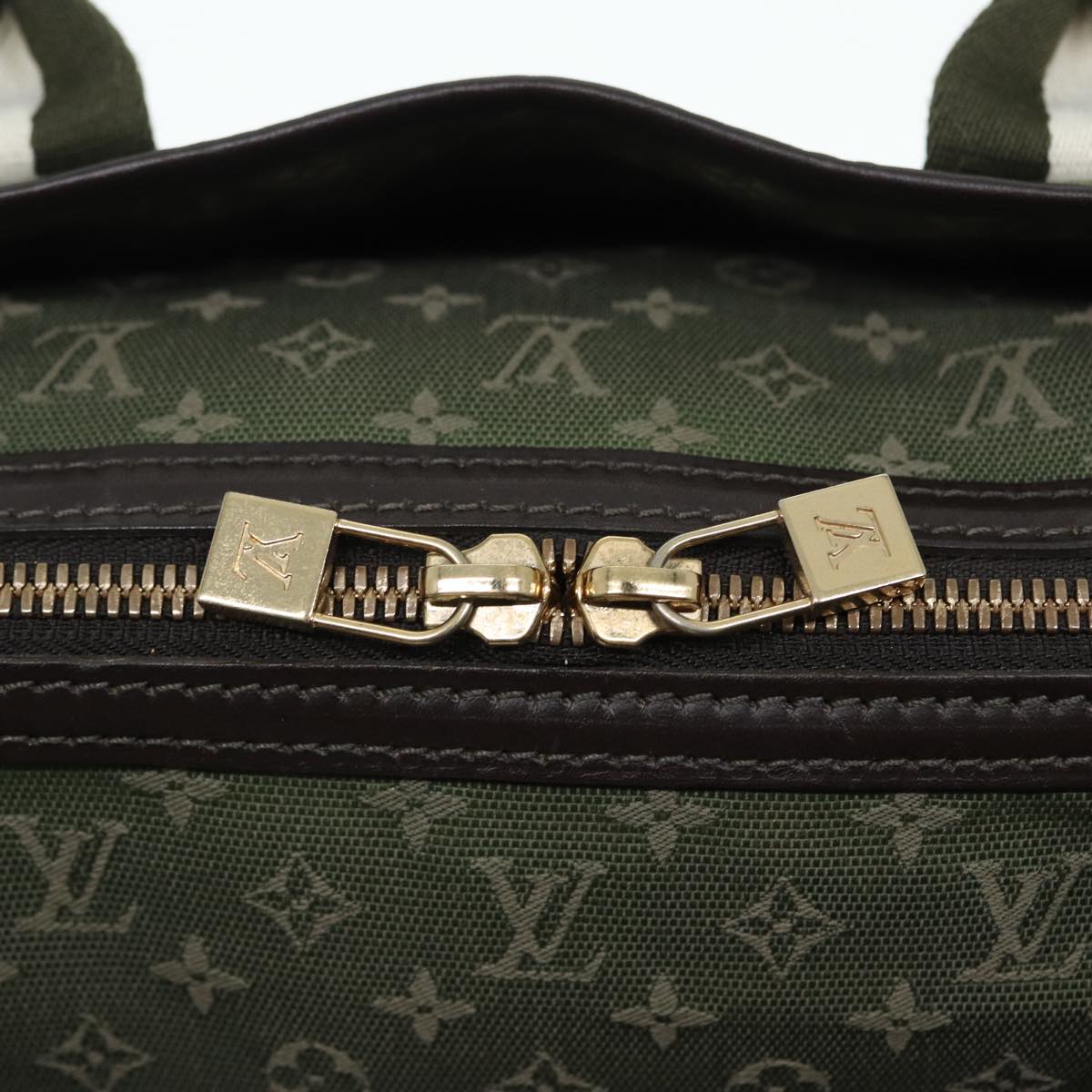 LOUIS VUITTON Monogram Mini Sac Marie Kate Bag TST Khaki M92507 LV Auth 88951