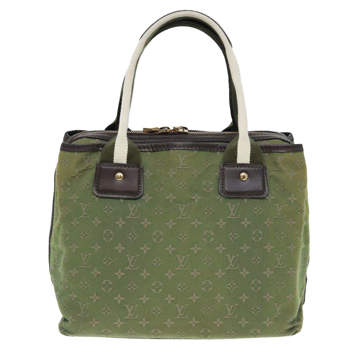 LOUIS VUITTON Monogram Mini Sac Marie Kate Bag TST Khaki M92507 LV Auth 88951