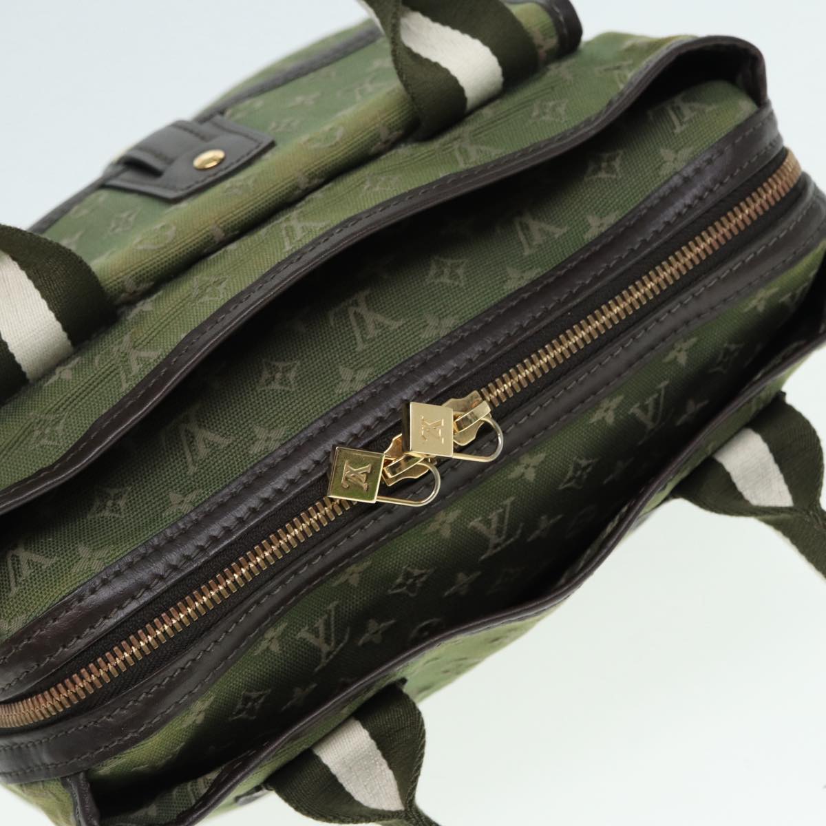 LOUIS VUITTON Monogram Mini Sac Marie Kate Bag TST Khaki M92507 LV Auth 88951