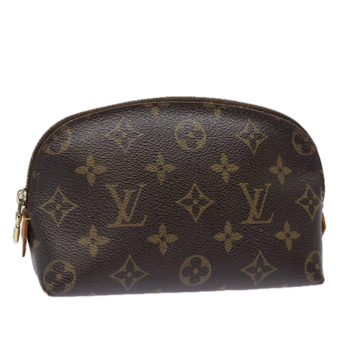 LOUIS VUITTON Monogram Pochette Cosmetic PM Cosmetic Pouch M47515 LV Auth 88972