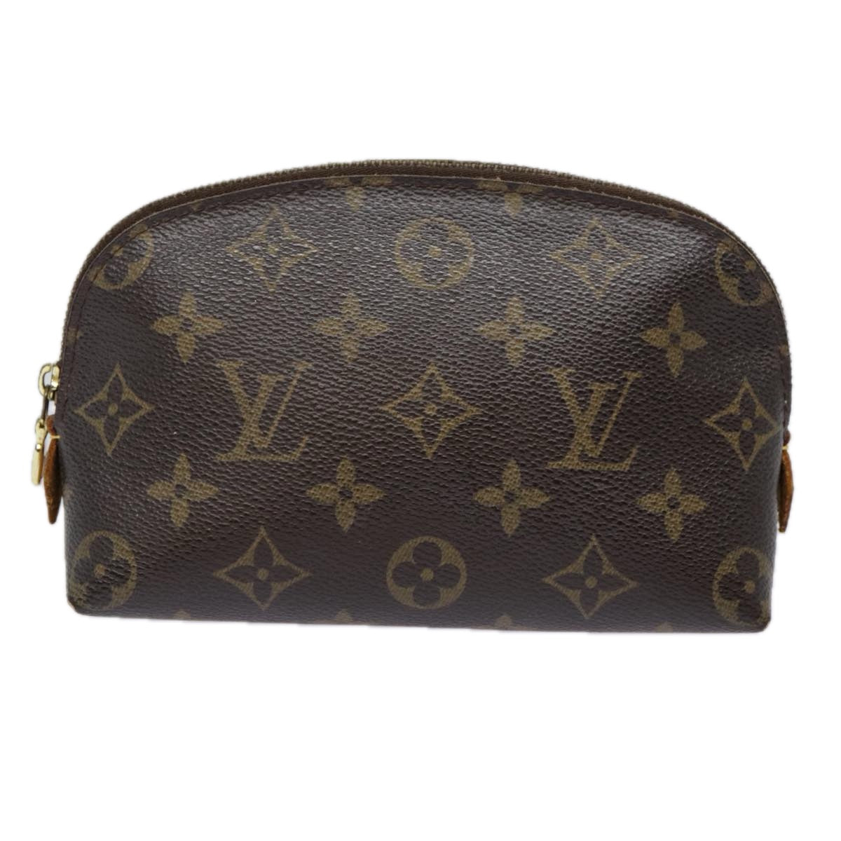 LOUIS VUITTON Monogram Pochette Cosmetic PM Cosmetic Pouch M47515 LV Auth 88972