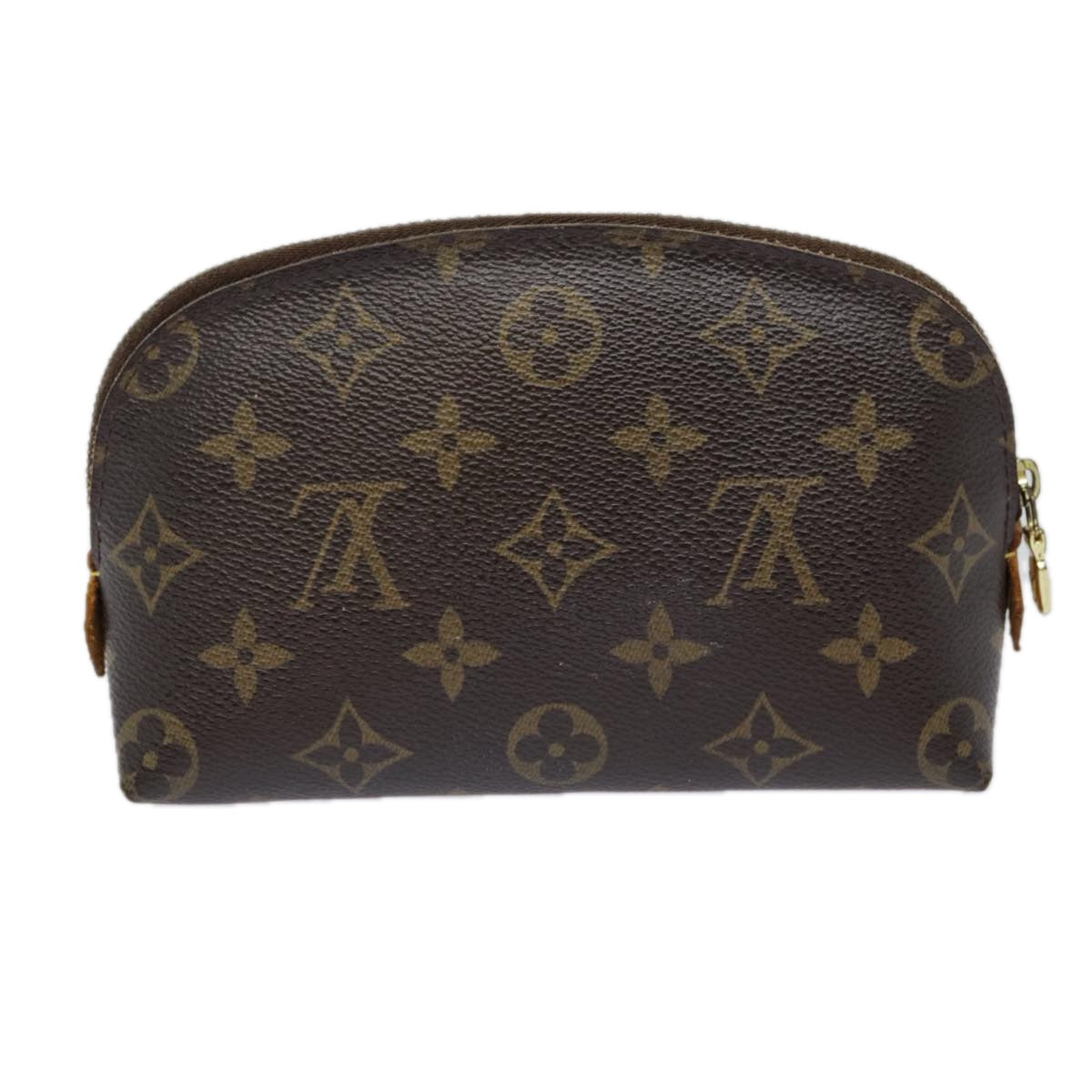 LOUIS VUITTON Monogram Pochette Cosmetic PM Cosmetic Pouch M47515 LV Auth 88972