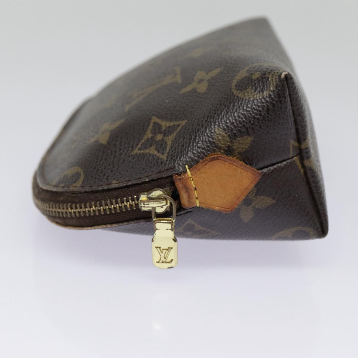 LOUIS VUITTON Monogram Pochette Cosmetic PM Cosmetic Pouch M47515 LV Auth 88972