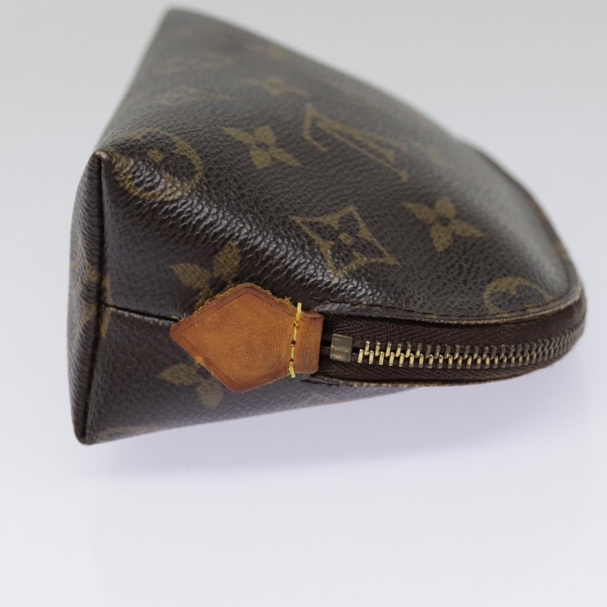 LOUIS VUITTON Monogram Pochette Cosmetic PM Cosmetic Pouch M47515 LV Auth 88972