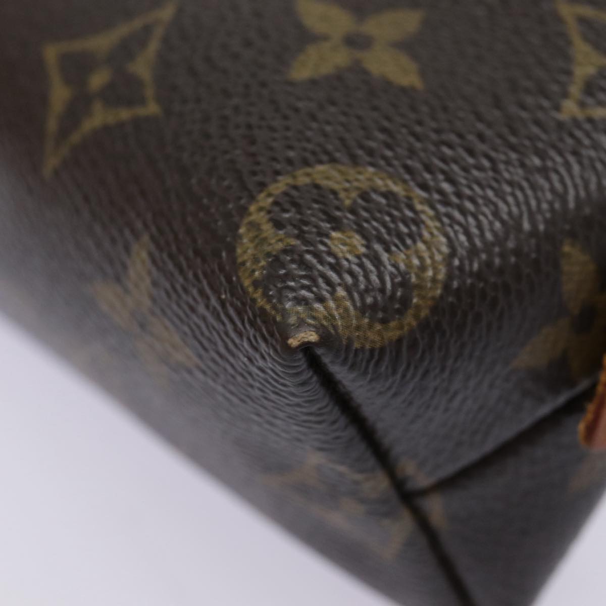 LOUIS VUITTON Monogram Pochette Cosmetic PM Cosmetic Pouch M47515 LV Auth 88972