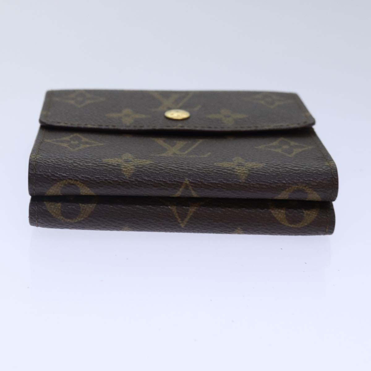 LOUIS VUITTON Monogram Portefeuille Elise Trifold Wallet M61654 LV Auth 89012