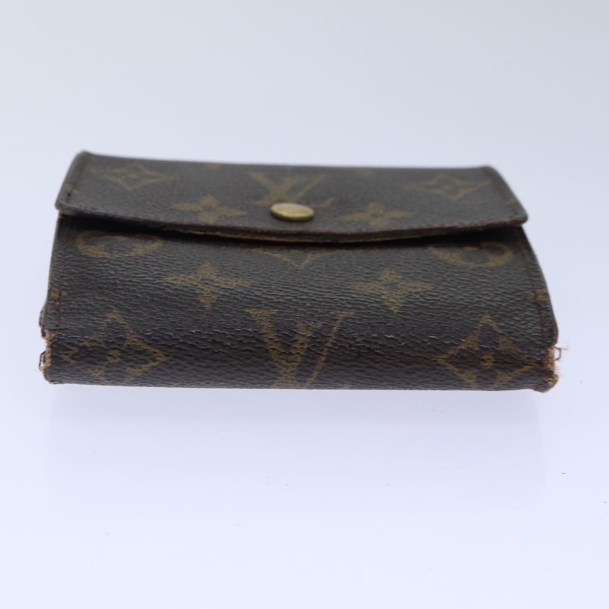 LOUIS VUITTON Monogram Portefeuille Elise Trifold Wallet M61654 LV Auth 89018