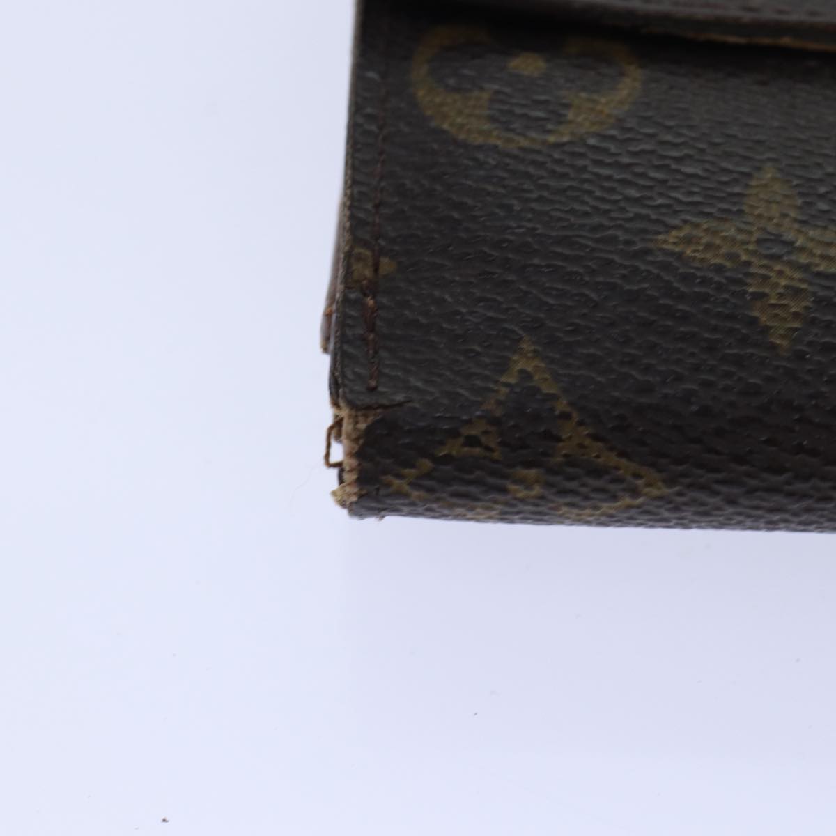 LOUIS VUITTON Monogram Portefeuille Elise Trifold Wallet M61654 LV Auth 89018