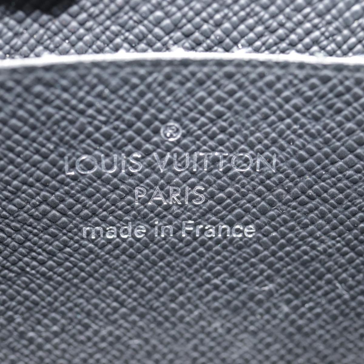 LOUIS VUITTON Monogram Eclipse Porte monnaie Jour Coin Purse M63536 Auth 89055