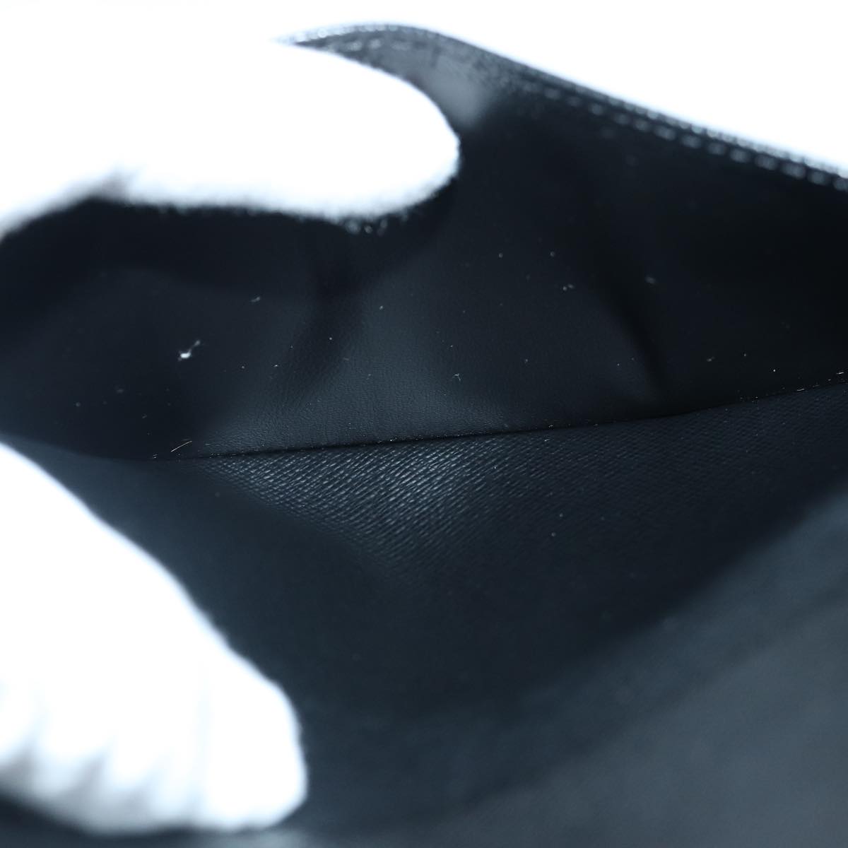 LOUIS VUITTON Taiga Agenda Poche Note Cover Ardoise R20425 LV Auth 89057A