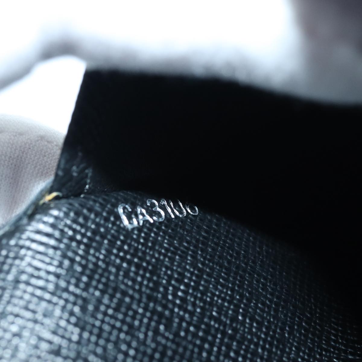 LOUIS VUITTON Taiga Agenda Poche Note Cover Ardoise R20425 LV Auth 89057A