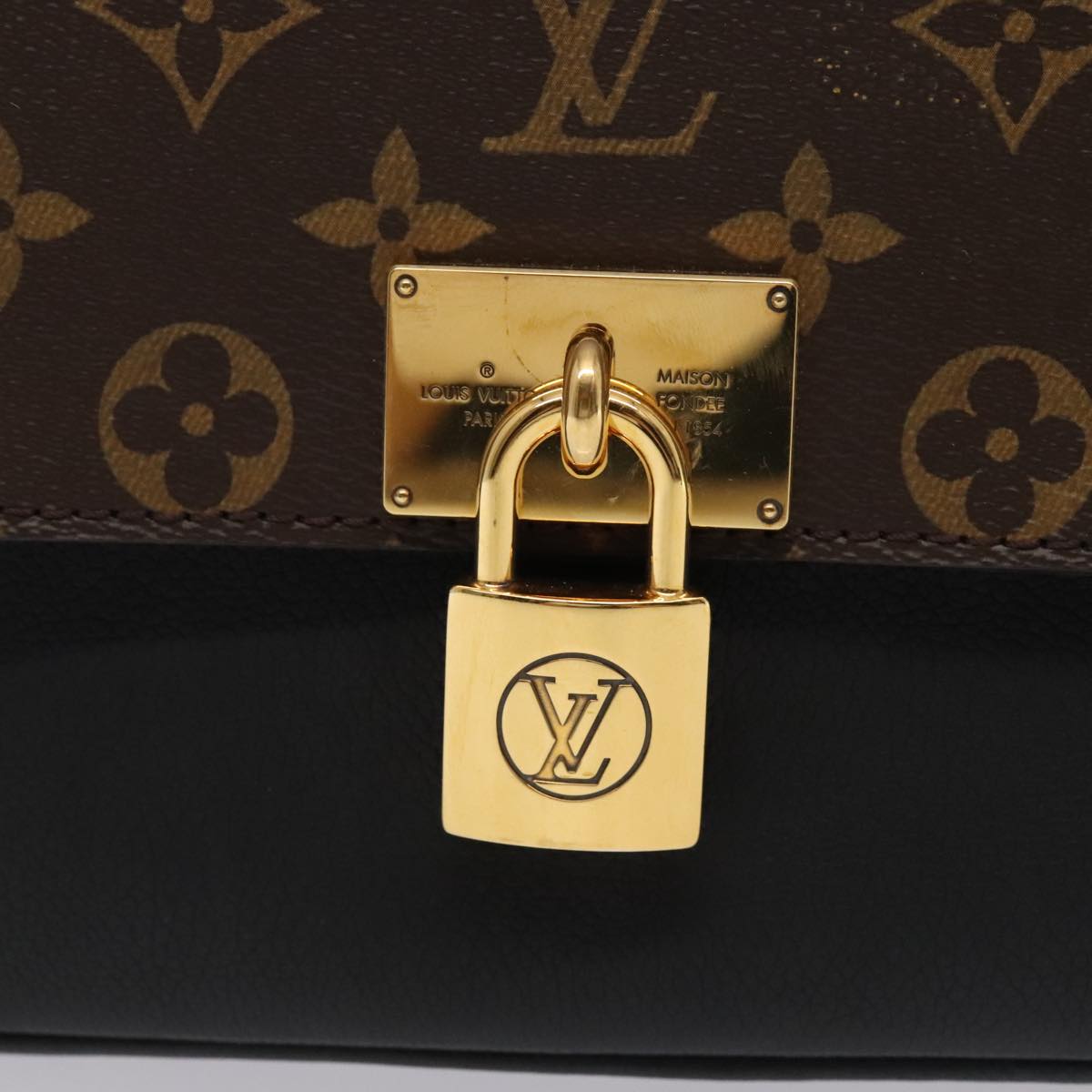 LOUIS VUITTON Monogram Marignan Hand Bag M44259 LV Auth 89066A