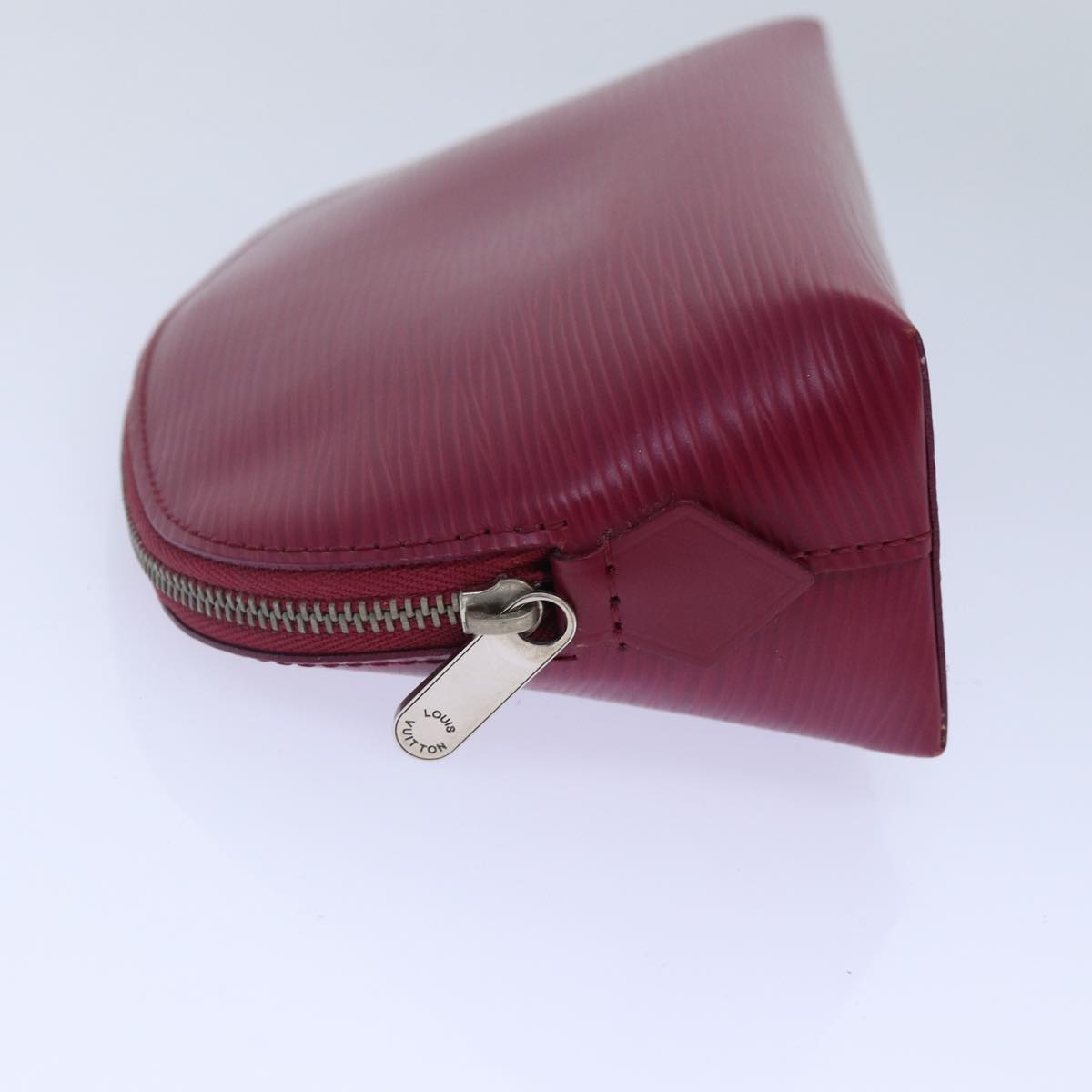 LOUIS VUITTON Epi Pochette Cosmetic PM Pouch Fuchsia M40641 LV Auth 89091