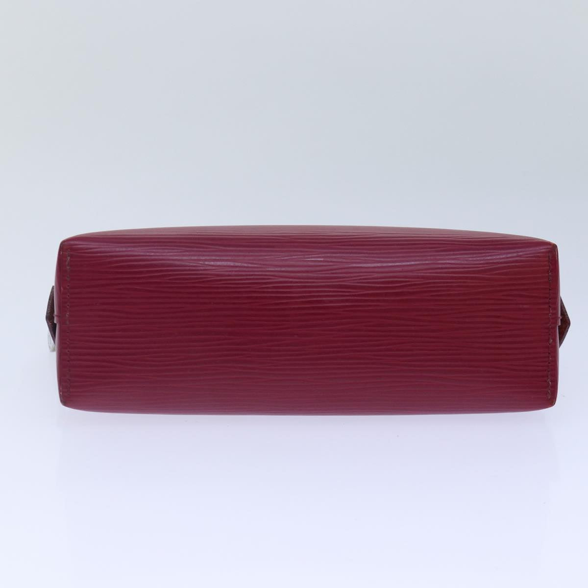 LOUIS VUITTON Epi Pochette Cosmetic PM Pouch Fuchsia M40641 LV Auth 89091