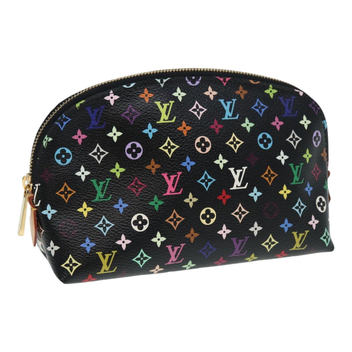 LOUIS VUITTON Monogram Multicolor Pochette Cosmetic Pouch M47355 LV Auth 89104