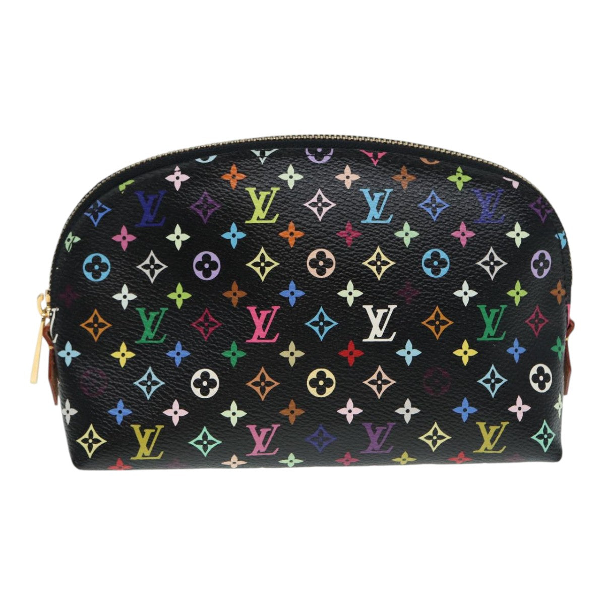 LOUIS VUITTON Monogram Multicolor Pochette Cosmetic Pouch M47355 LV Auth 89104