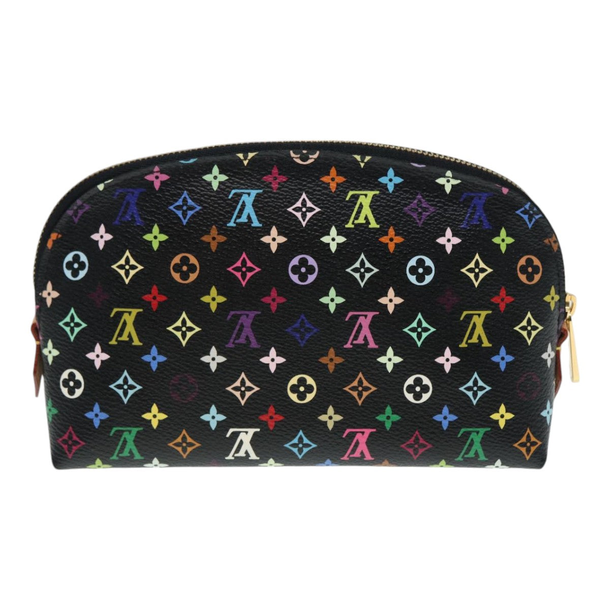 LOUIS VUITTON Monogram Multicolor Pochette Cosmetic Pouch M47355 LV Auth 89104