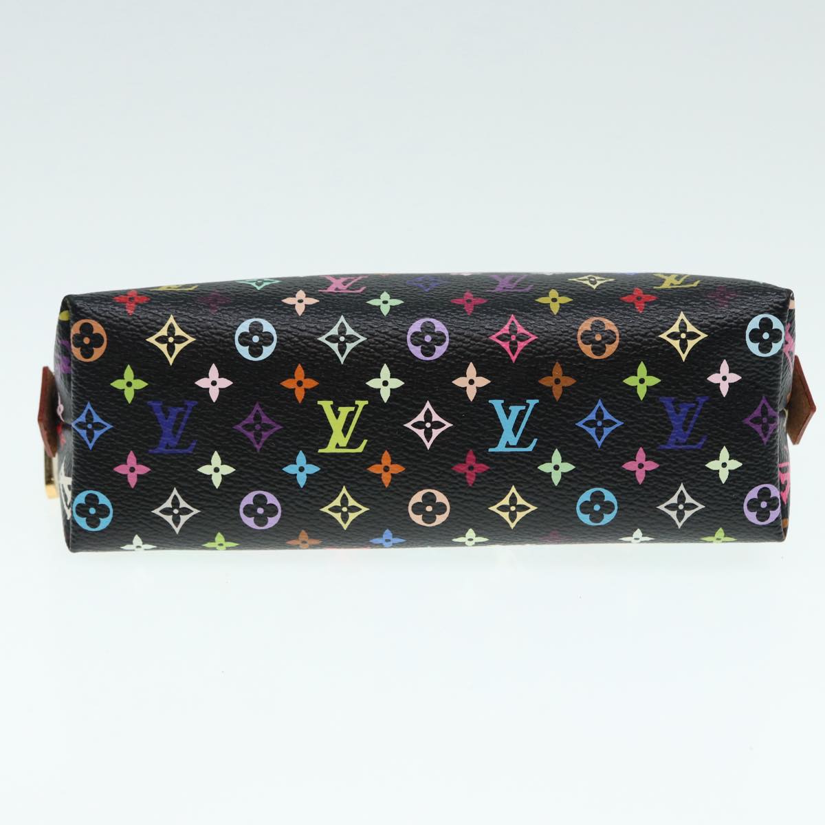 LOUIS VUITTON Monogram Multicolor Pochette Cosmetic Pouch M47355 LV Auth 89104