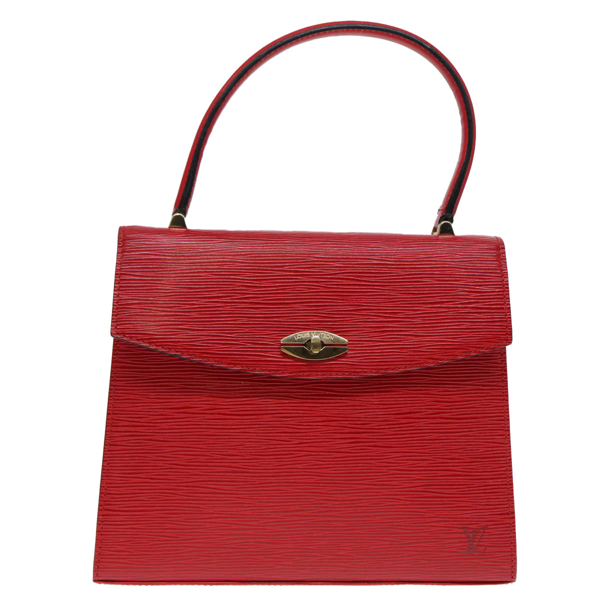 LOUIS VUITTON Epi Malesherbes Hand Bag Red M52377 LV Auth 89112