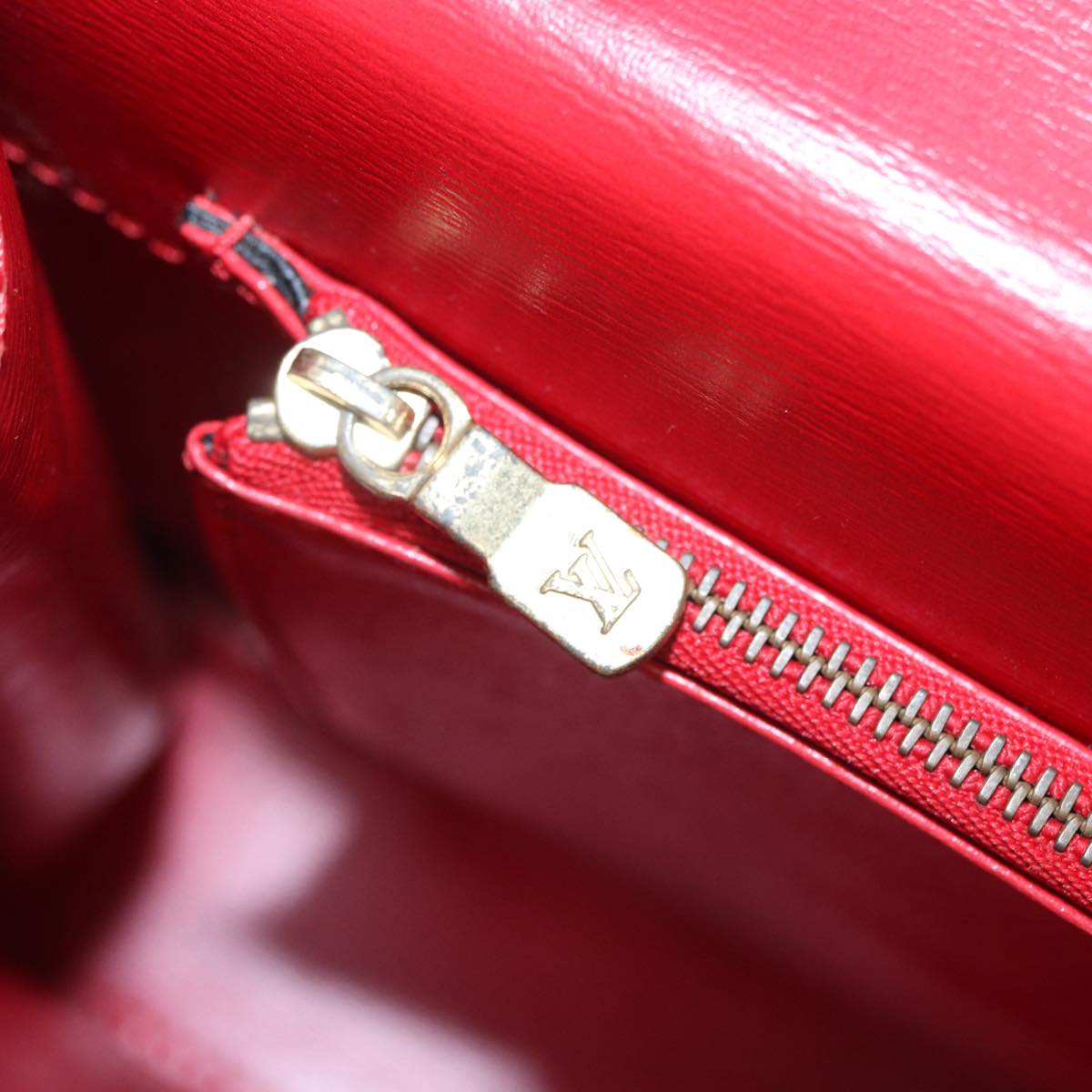 LOUIS VUITTON Epi Malesherbes Hand Bag Red M52377 LV Auth 89112