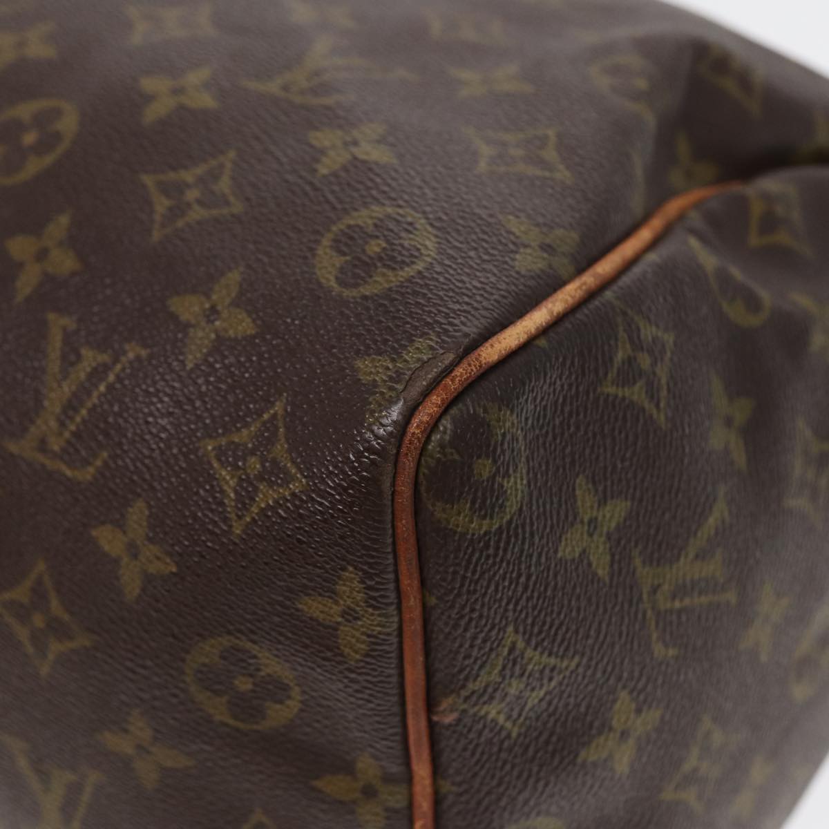 LOUIS VUITTON Monogram Speedy 35 Hand Bag M41524 LV Auth 89127