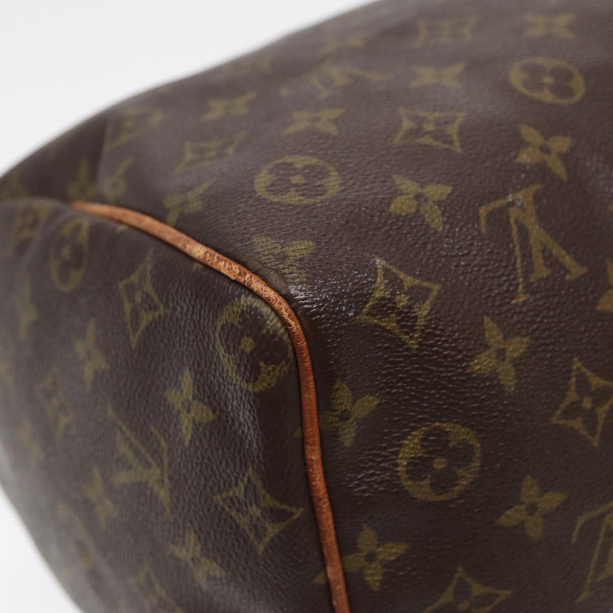 LOUIS VUITTON Monogram Speedy 35 Hand Bag M41524 LV Auth 89127