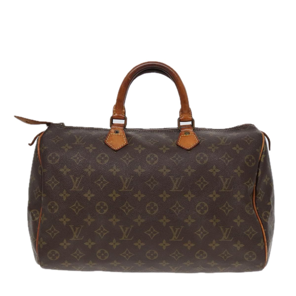 LOUIS VUITTON Monogram Speedy 35 Hand Bag M41524 LV Auth 89127