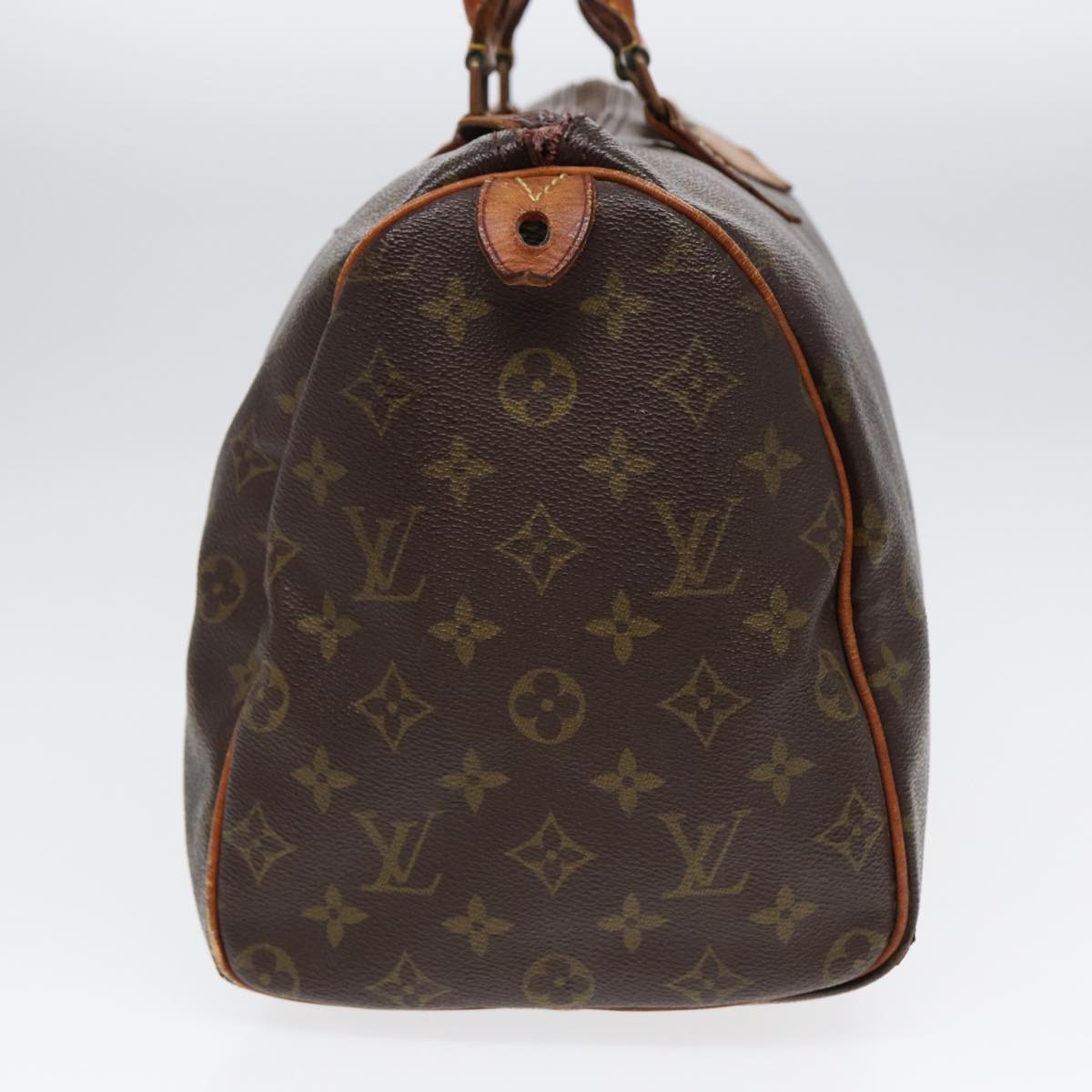 LOUIS VUITTON Monogram Speedy 35 Hand Bag M41524 LV Auth 89127