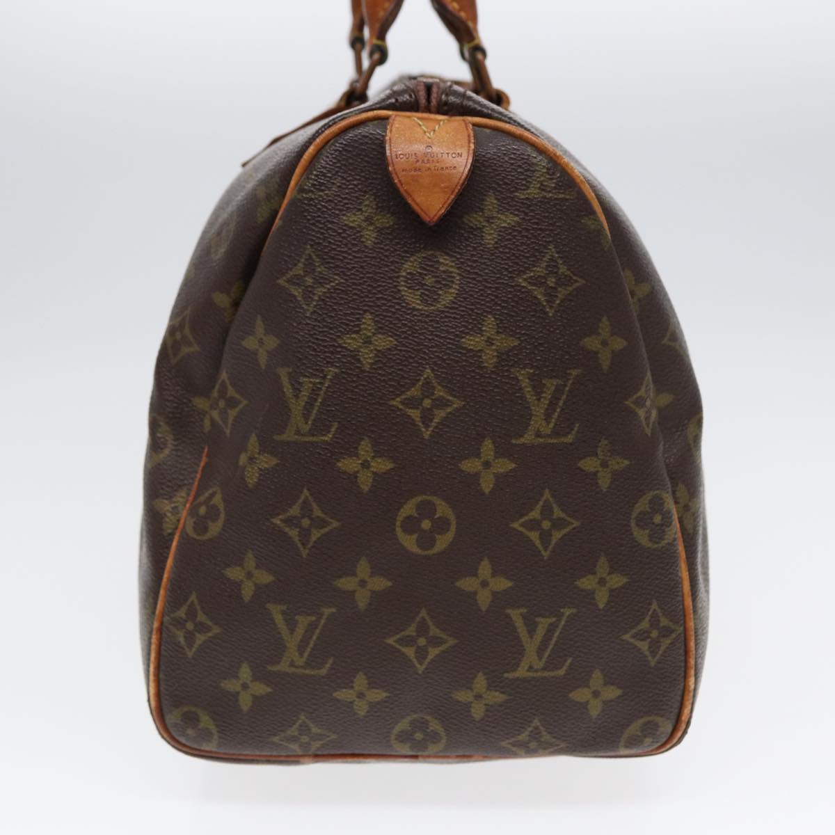 LOUIS VUITTON Monogram Speedy 35 Hand Bag M41524 LV Auth 89127