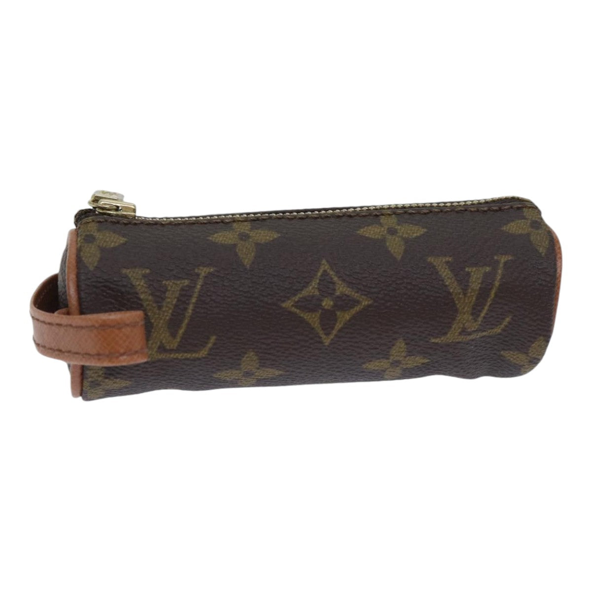 LOUIS VUITTON Monogram Etui 3 Ball de Golf Pouch M58249 LV Auth 89161