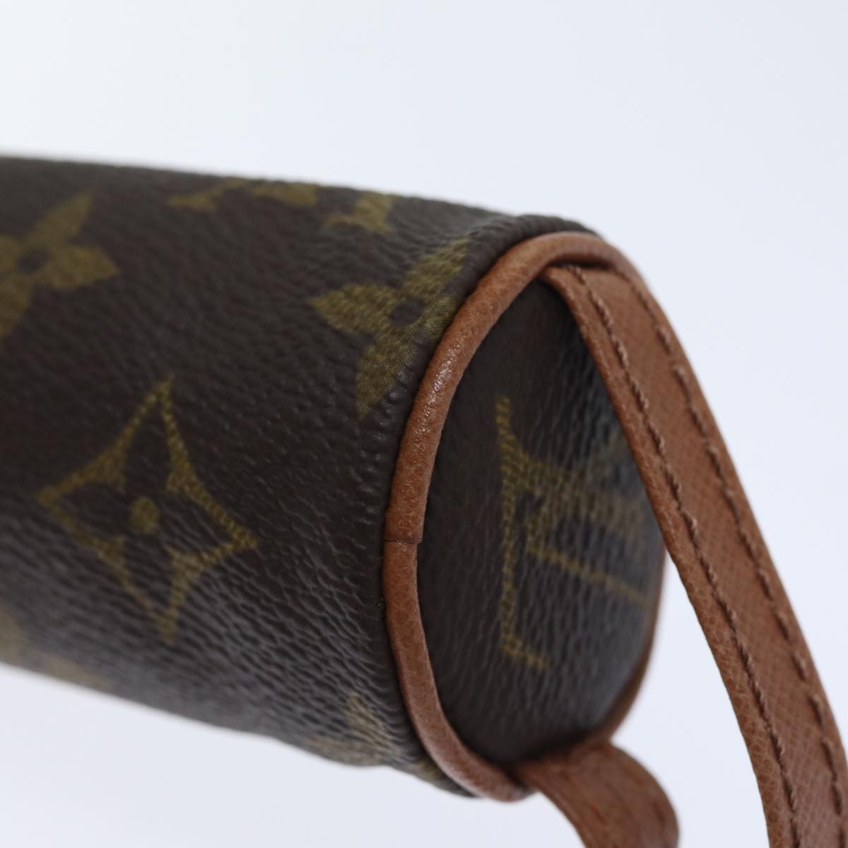 LOUIS VUITTON Monogram Etui 3 Ball de Golf Pouch M58249 LV Auth 89161