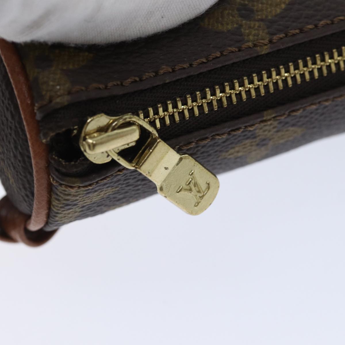 LOUIS VUITTON Monogram Etui 3 Ball de Golf Pouch M58249 LV Auth 89161