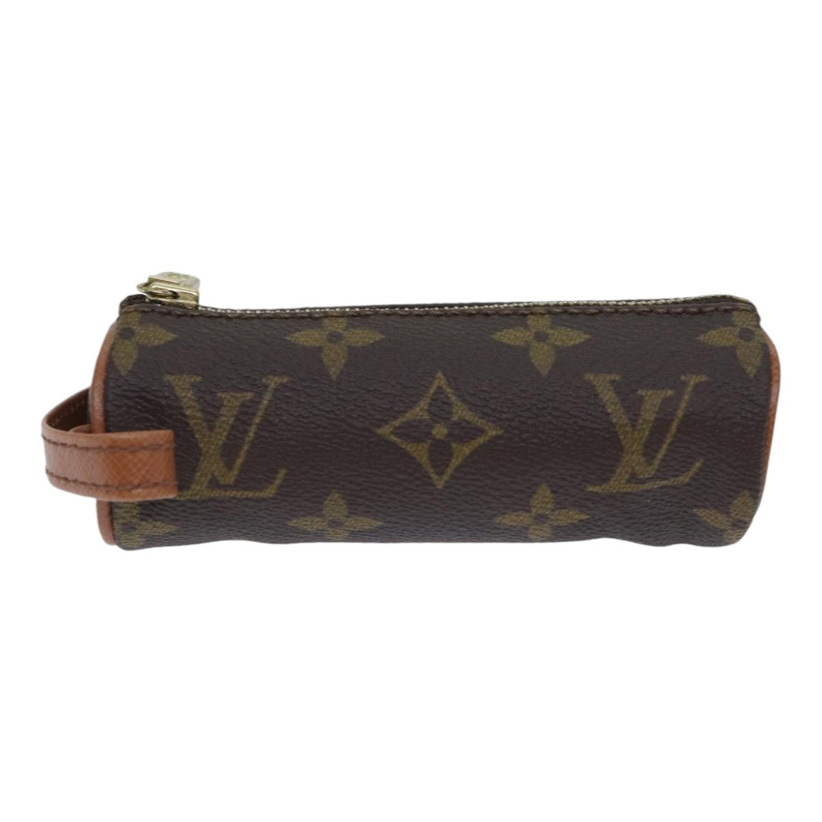 LOUIS VUITTON Monogram Etui 3 Ball de Golf Pouch M58249 LV Auth 89161