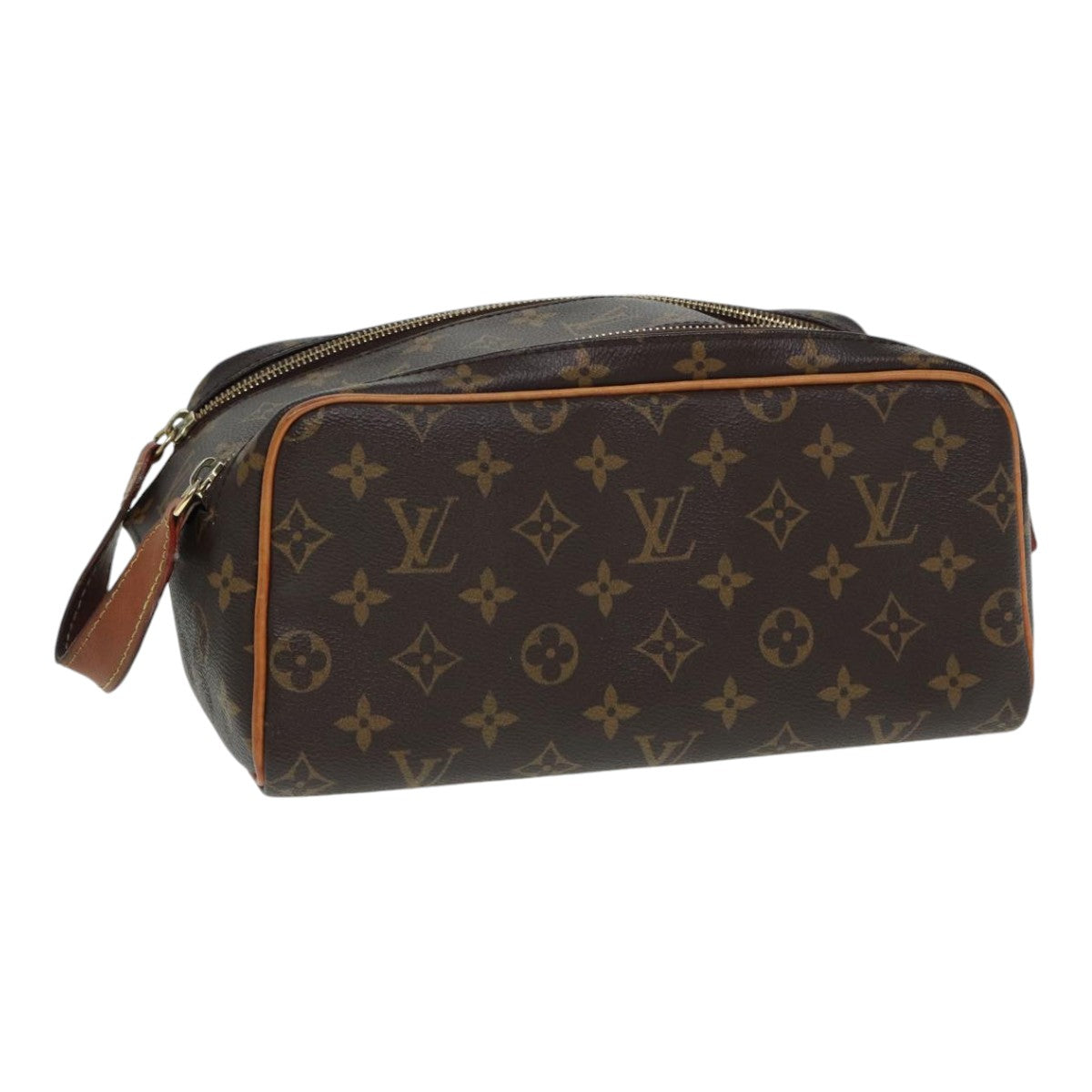 LOUIS VUITTON Monogram Dop Kit Cosmetic Pouch M44494 LV Auth 89163