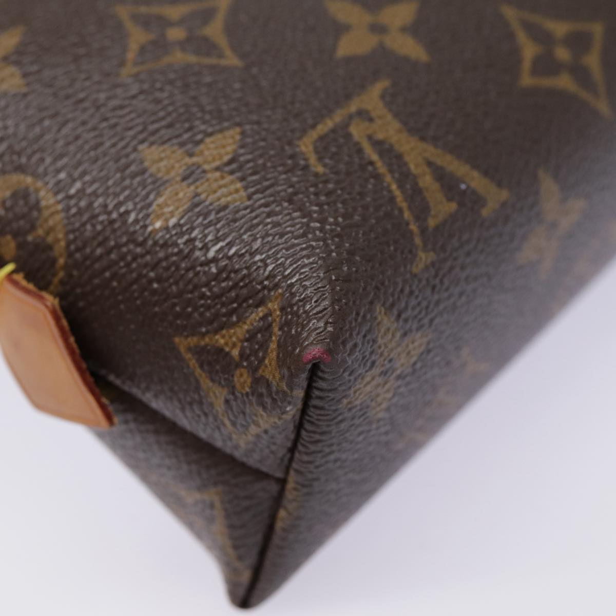 LOUIS VUITTON Monogram Pochette Cosmetic GM Cosmetic Pouch M47353 LV Auth 89177