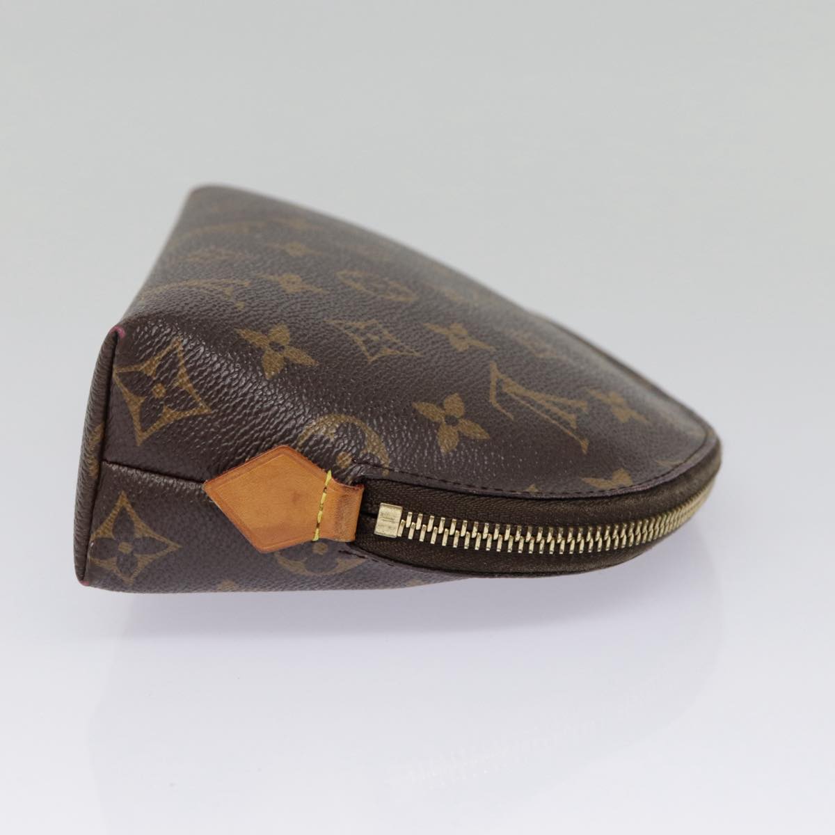 LOUIS VUITTON Monogram Pochette Cosmetic GM Cosmetic Pouch M47353 LV Auth 89177