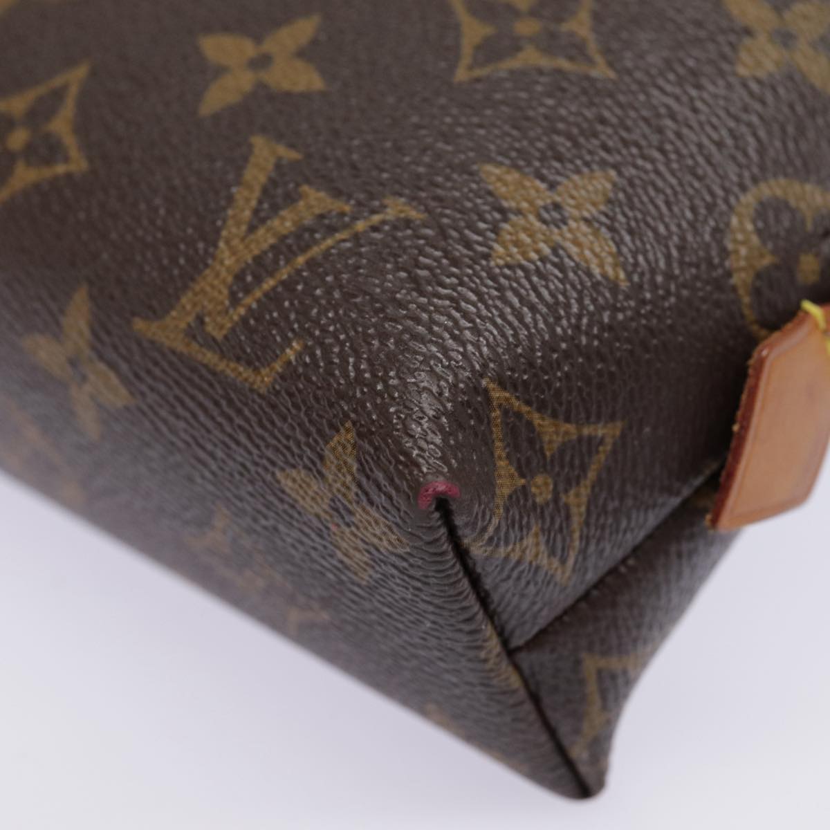 LOUIS VUITTON Monogram Pochette Cosmetic GM Cosmetic Pouch M47353 LV Auth 89177