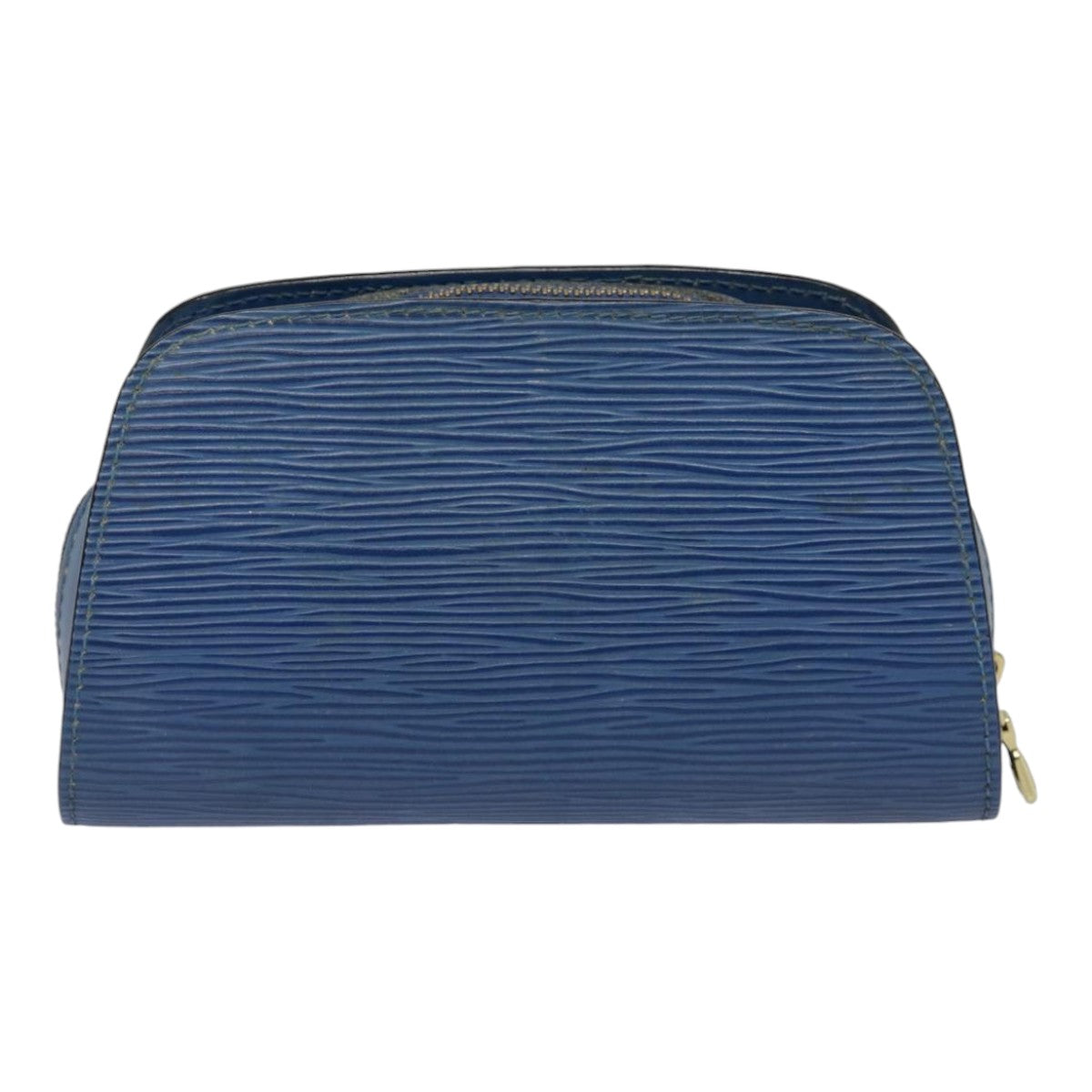 LOUIS VUITTON Epi Dauphine PM Pouch Blue M48445 LV Auth 89185