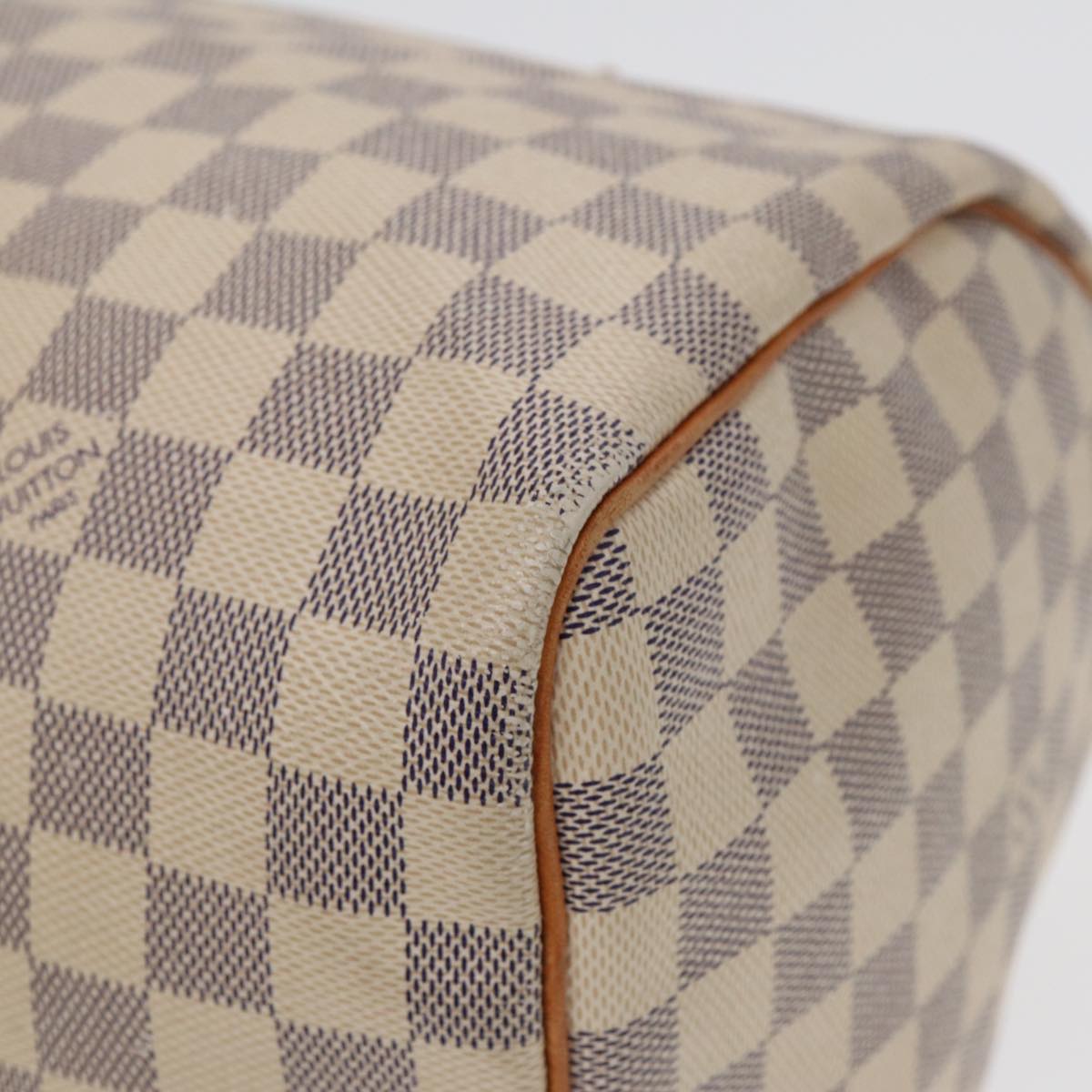 LOUIS VUITTON Damier Azur Speedy 30 Hand Bag N41533 LV Auth 89200