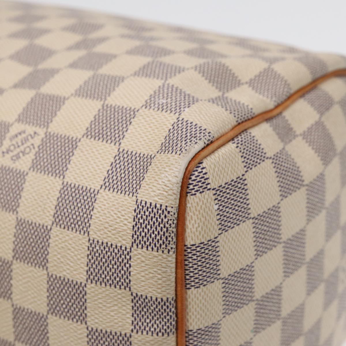 LOUIS VUITTON Damier Azur Speedy 30 Hand Bag N41533 LV Auth 89200