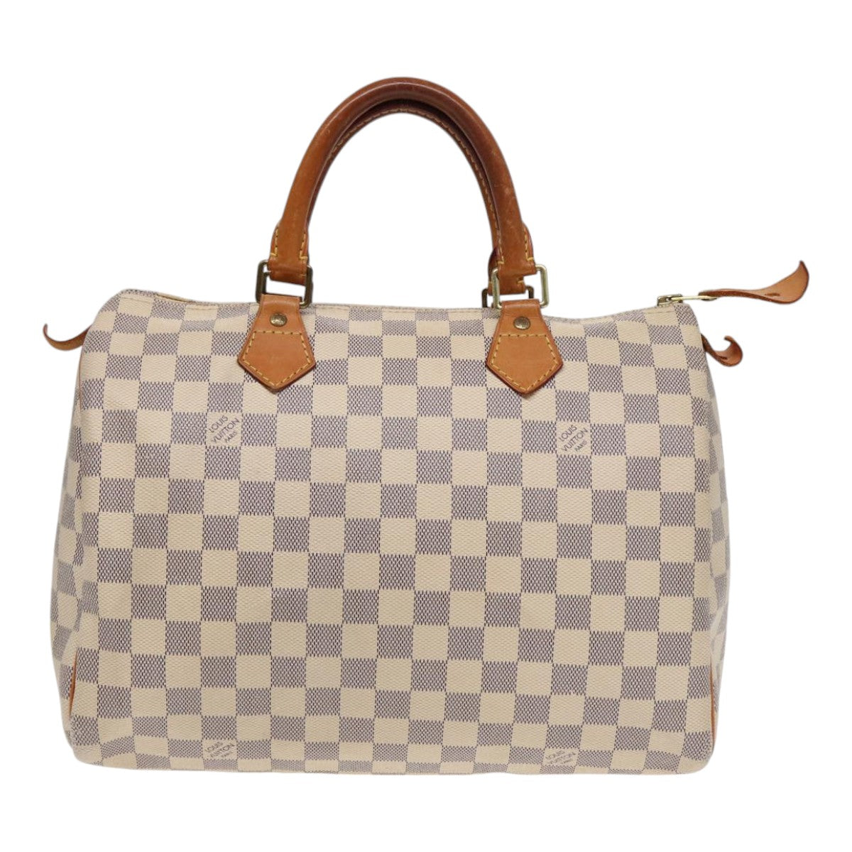 LOUIS VUITTON Damier Azur Speedy 30 Hand Bag N41533 LV Auth 89200