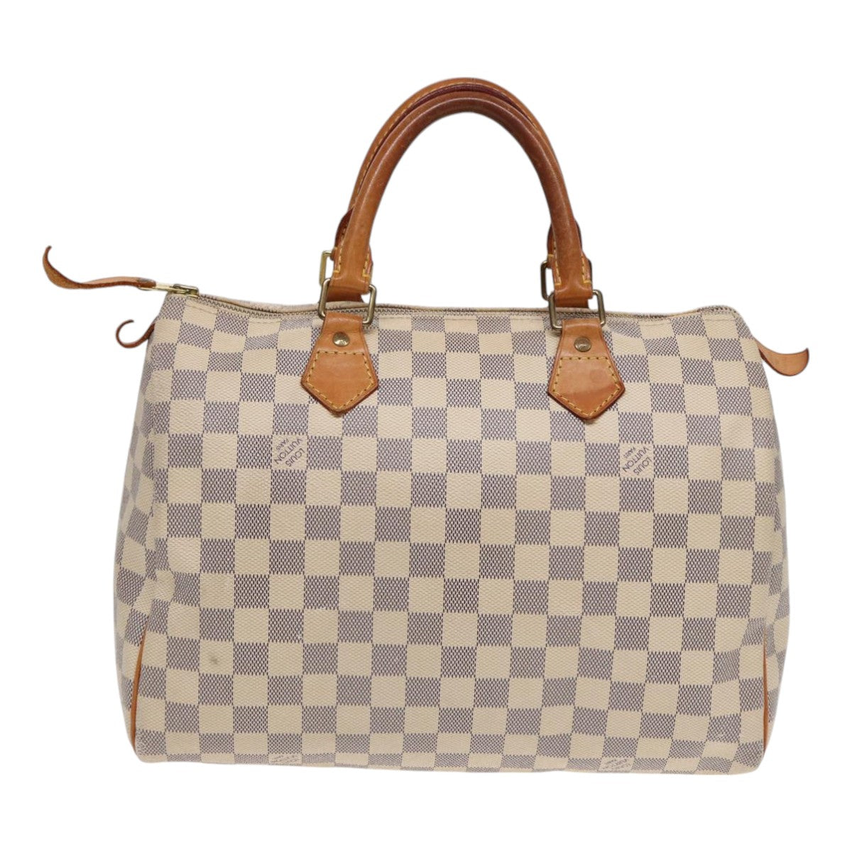 LOUIS VUITTON Damier Azur Speedy 30 Hand Bag N41533 LV Auth 89200