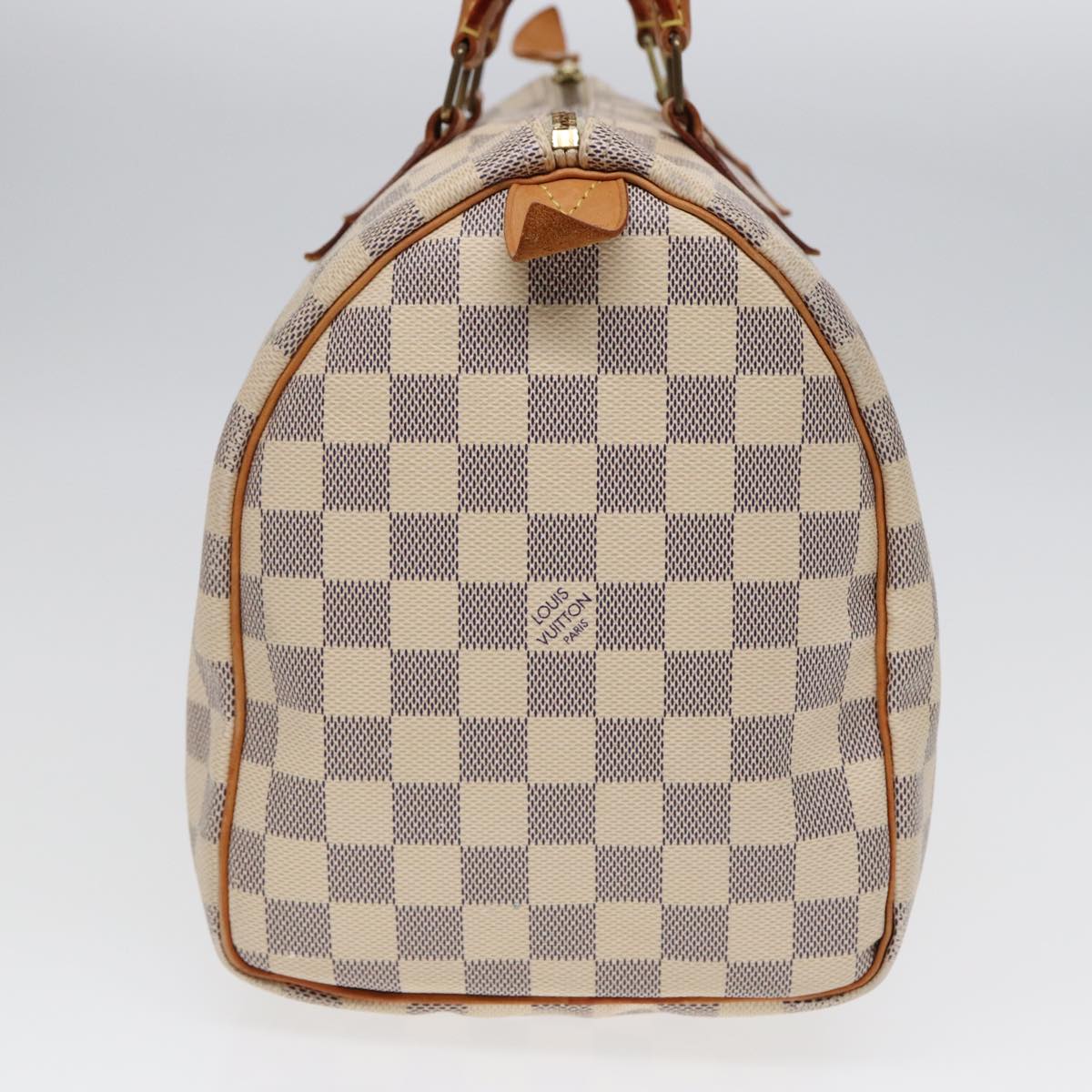 LOUIS VUITTON Damier Azur Speedy 30 Hand Bag N41533 LV Auth 89200