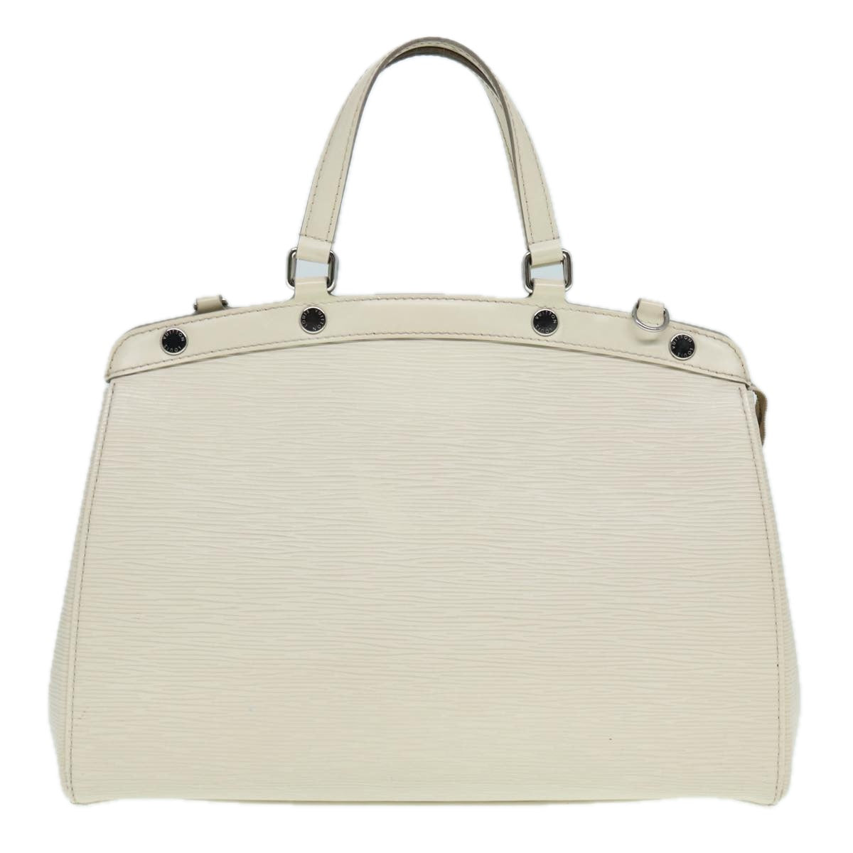 LOUIS VUITTON Epi Blair MM Hand Bag 2way White Yvoire M40330 LV Auth 89206