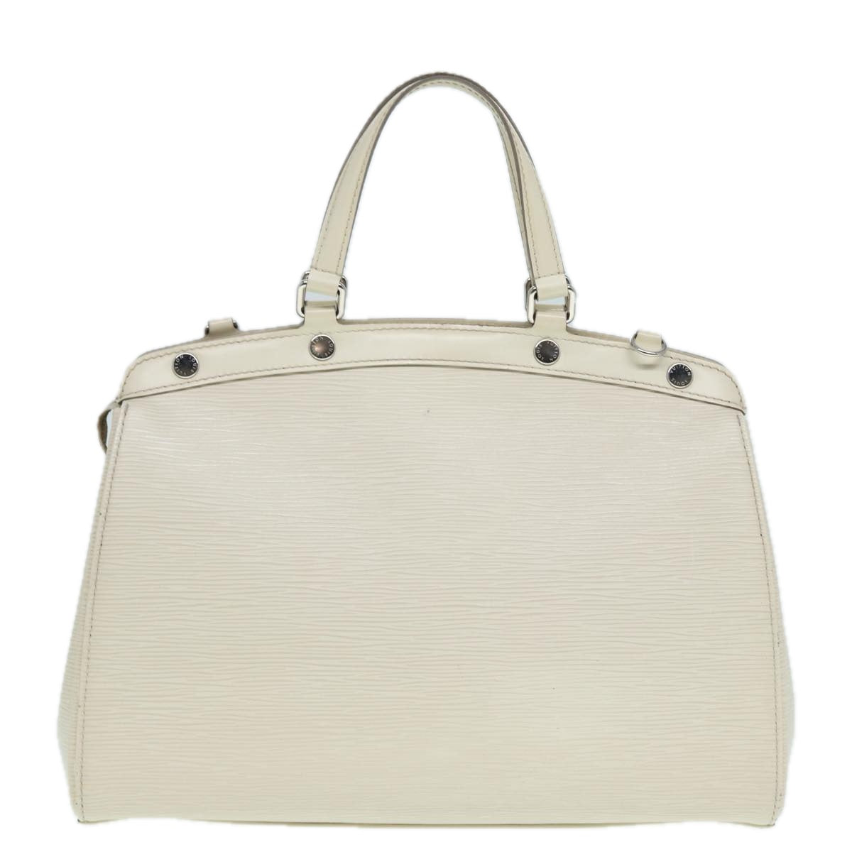 LOUIS VUITTON Epi Blair MM Hand Bag 2way White Yvoire M40330 LV Auth 89206