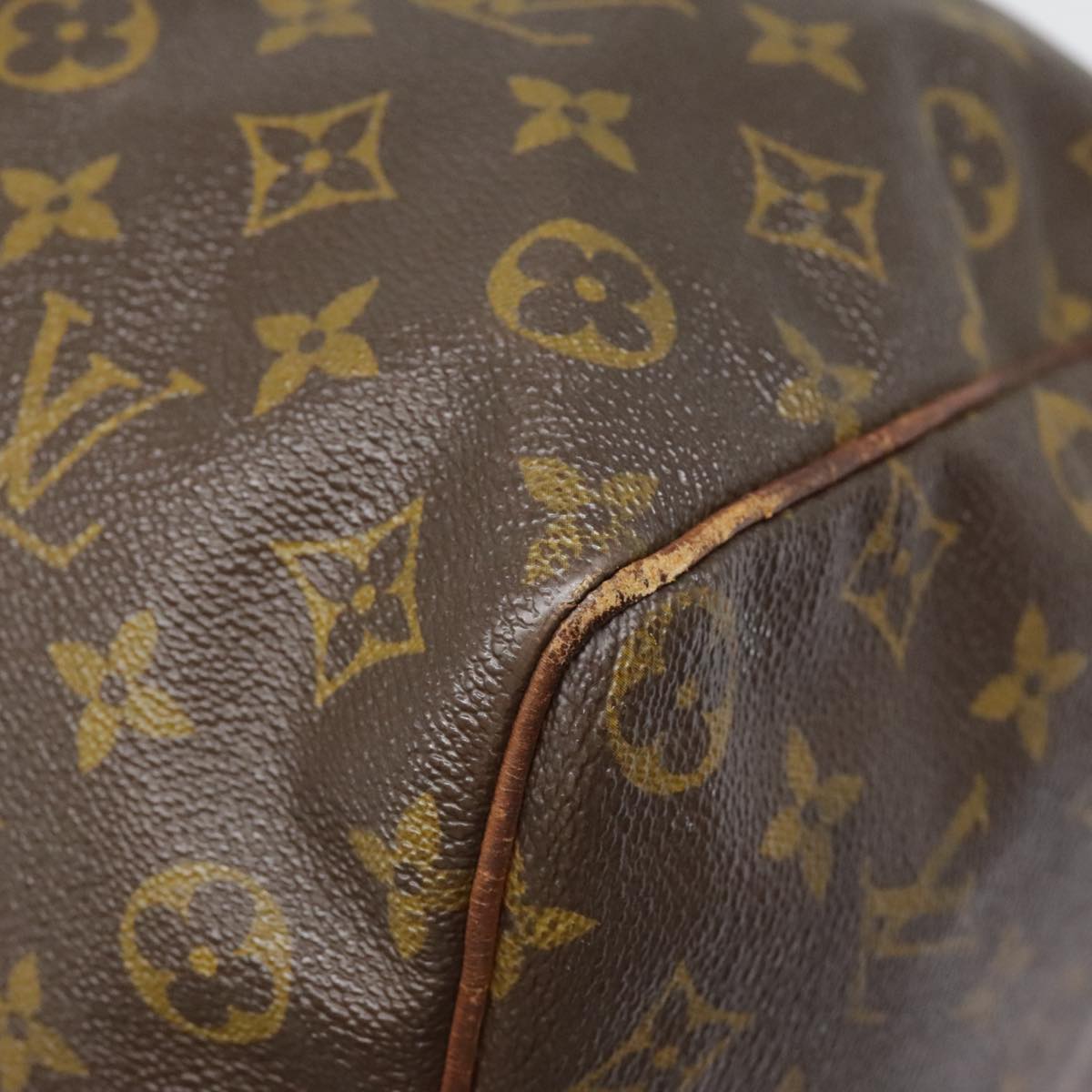 LOUIS VUITTON Monogram Speedy 35 Hand Bag M41524 LV Auth 89207