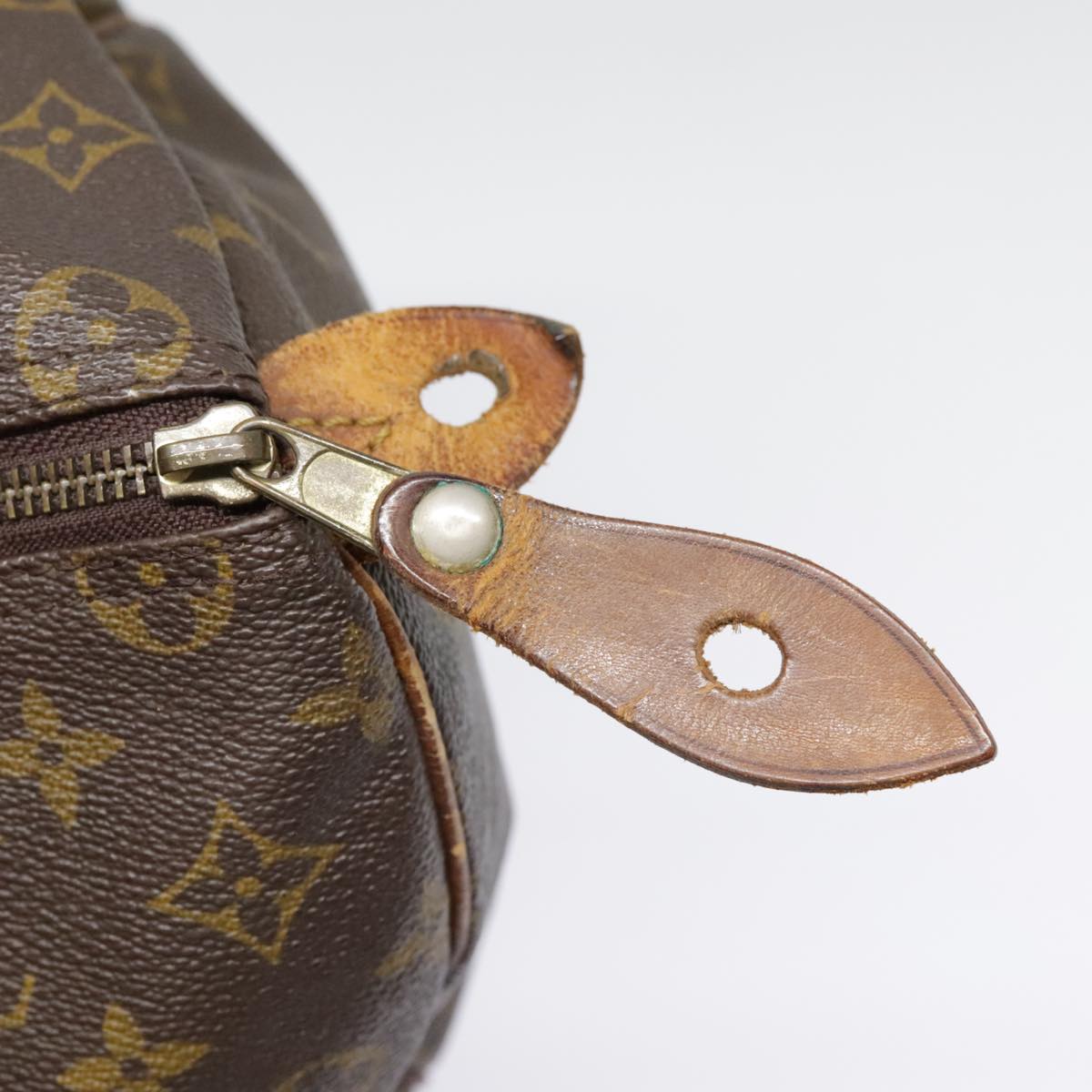 LOUIS VUITTON Monogram Speedy 35 Hand Bag M41524 LV Auth 89207